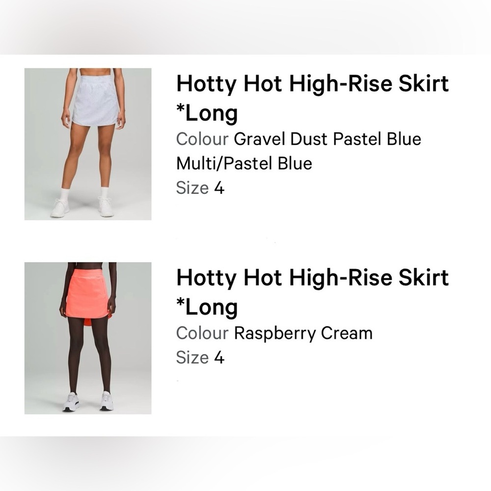 Hotty Hot High-Rise Skirt in Pastel Blue and Cream